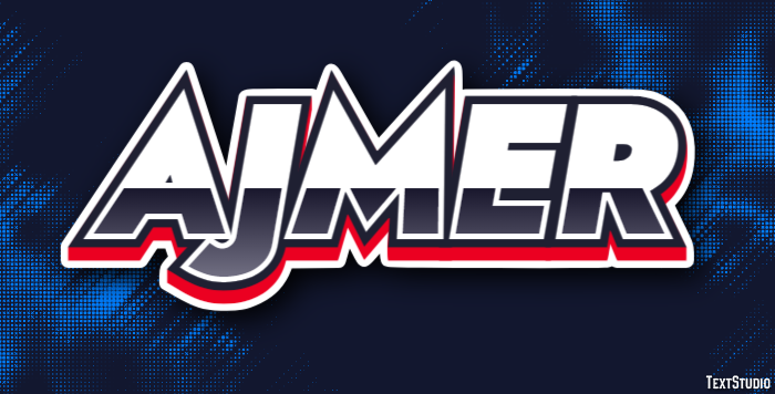 Ajmer Text Effect