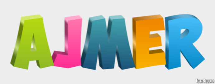 Ajmer Text Effect
