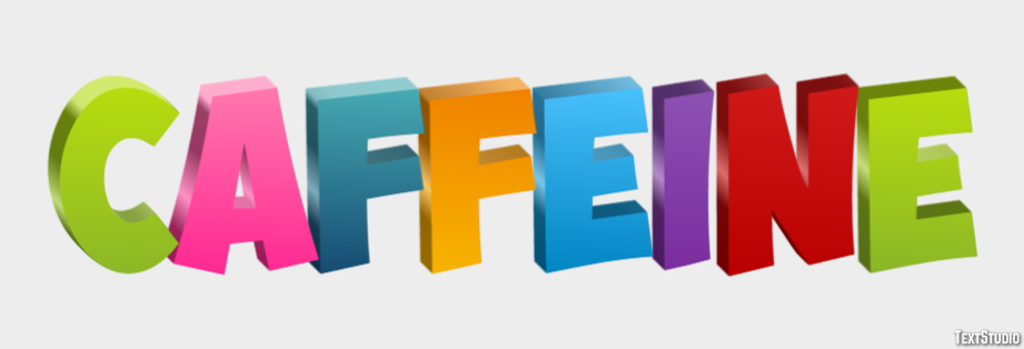 Caffeine Эффект текста