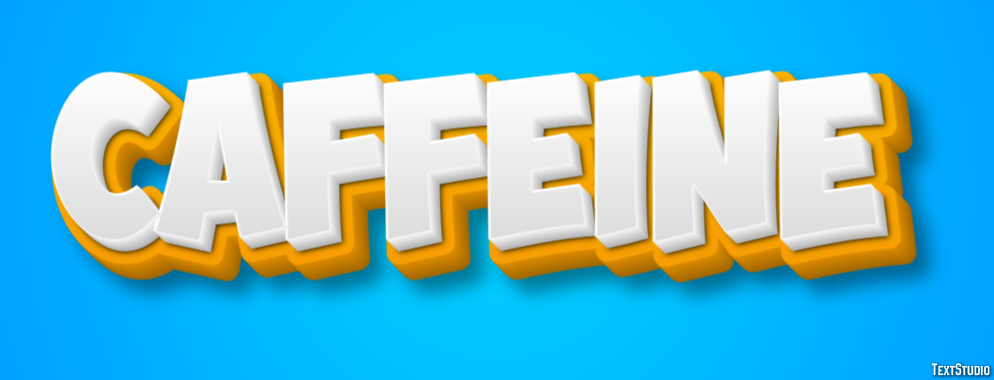 Caffeine Эффект текста