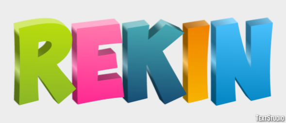Rekin Efekt tekstowy