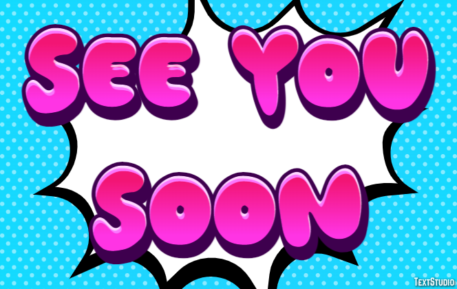 See you soon Efecto de Texto
