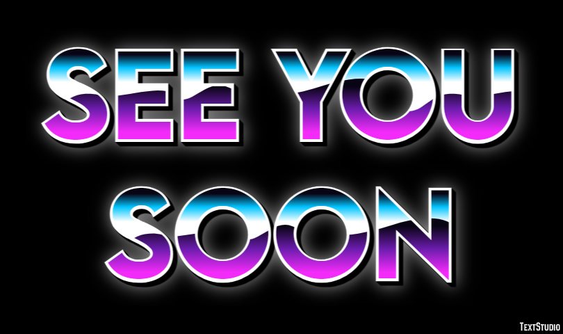 See you soon Efecto de Texto