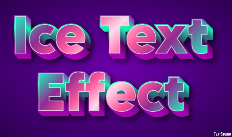 Ice Text Effect Text Effect