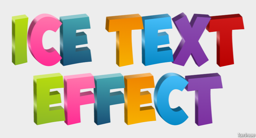 Ice Text Effect Text Effect