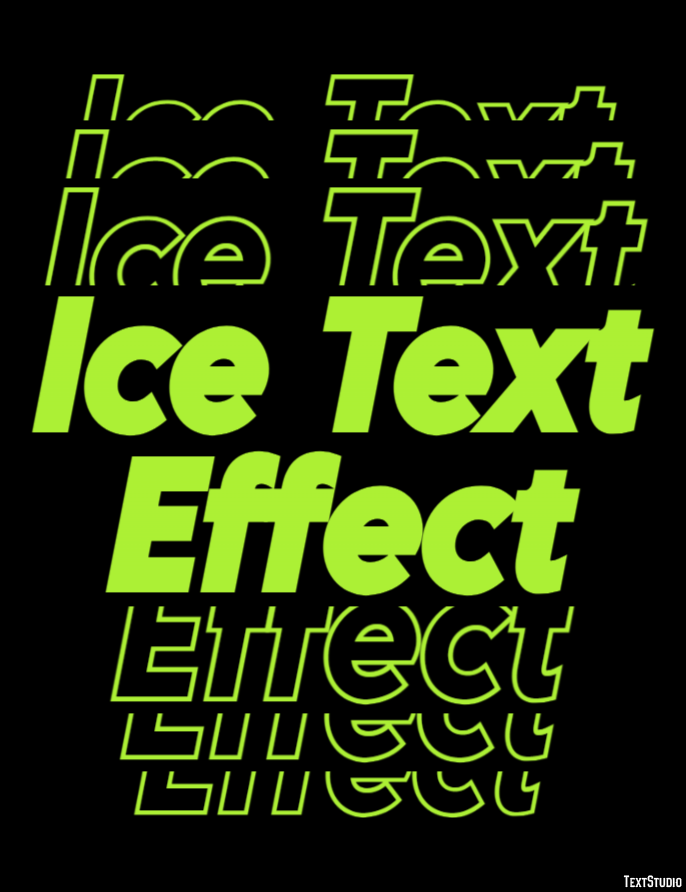 Ice Text Effect Text Effect