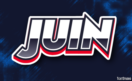 Juin Effet de texte