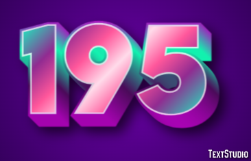 195 テキスト効果