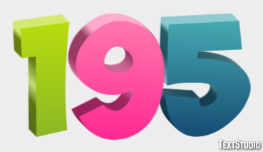 195 テキスト効果