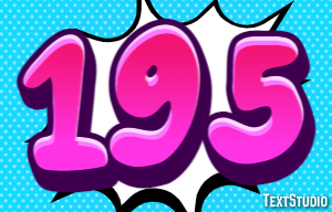 195 テキスト効果