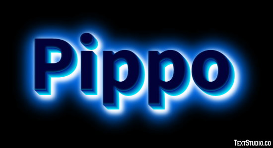 Pippo Effetto testo