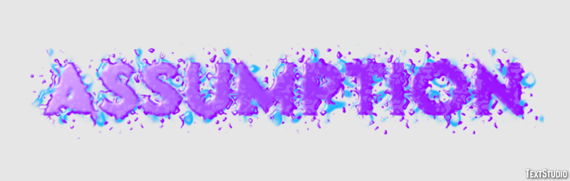 Assumption Text Effect