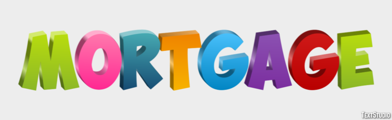 Mortgage Text Effect