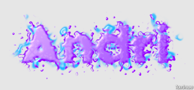 Andri Text effect