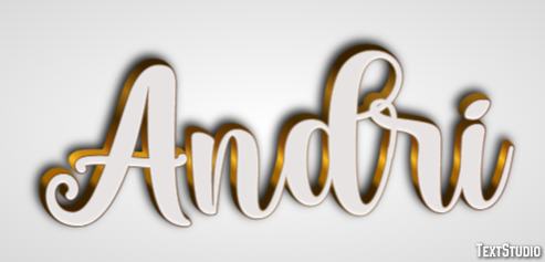 Andri Text effect