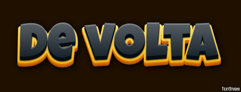 De volta テキスト効果