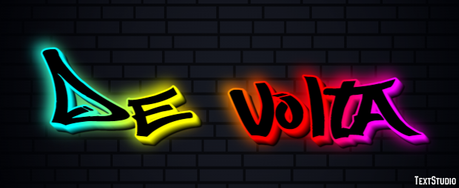 De volta Efeito do texto
