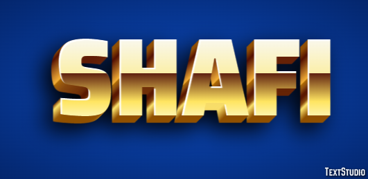 Shafi Efecto de texto
