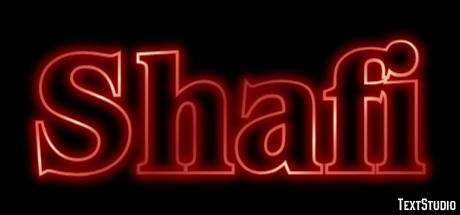 Shafi Efecto de texto