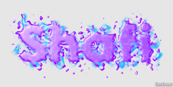 Shafi Efecto de texto