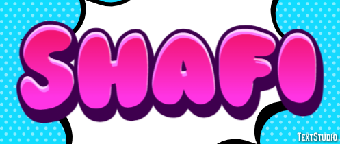 Shafi Efecto de texto