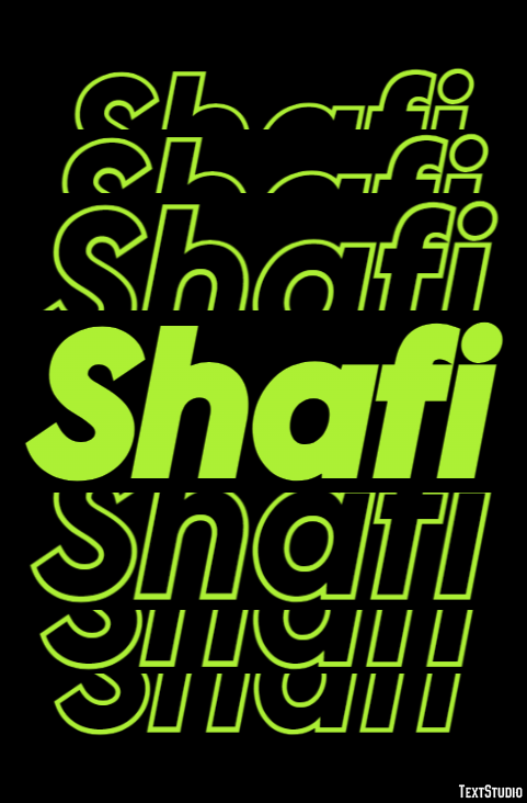 Shafi Tekst Effect