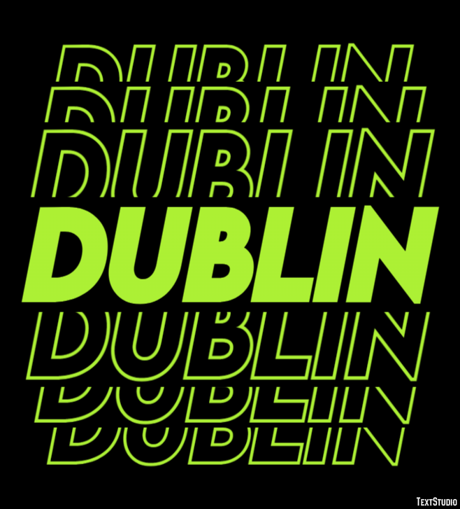 Dublin Efekt tekstowy