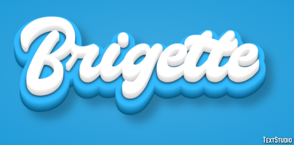 Brigette Text Effect