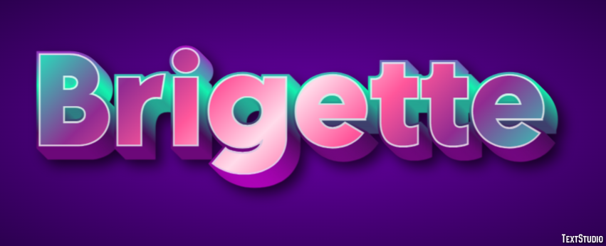 Brigette Text effect