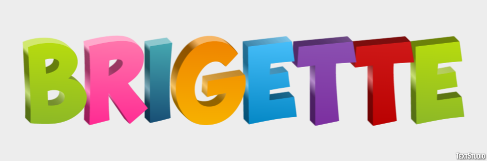 Brigette Text effect