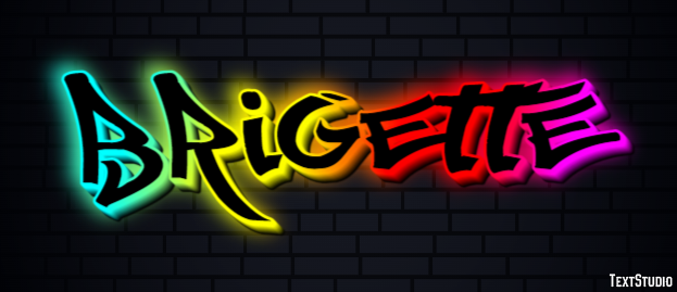 Brigette Text effect