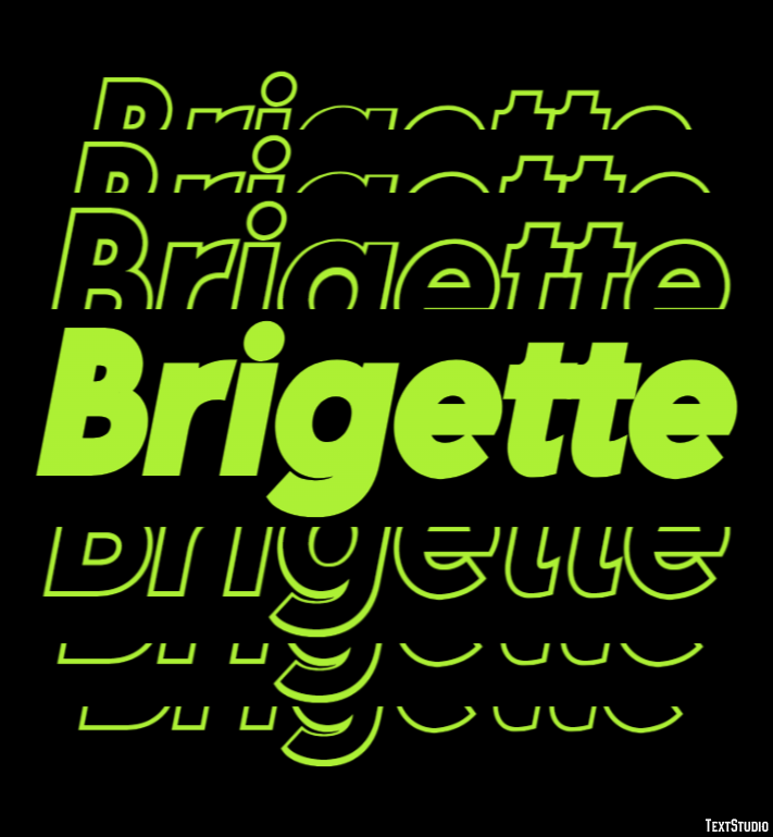 Brigette Effetto testo