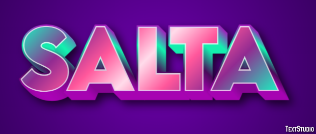 Salta Efekt tekstowy