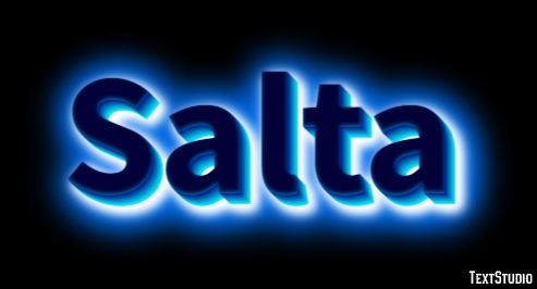 Salta Efekt tekstowy