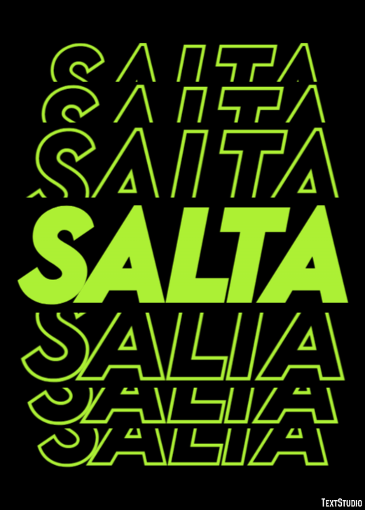 Salta Efekt tekstowy