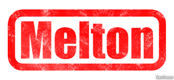 Melton Text effect