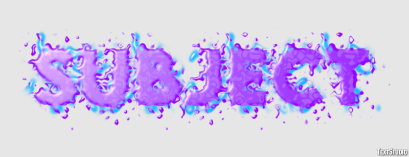 Subject Text Effect