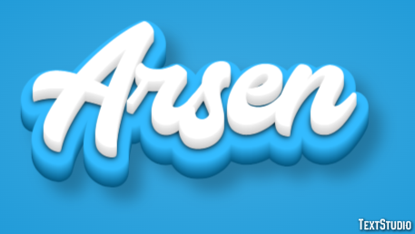 Arsen Text Effect