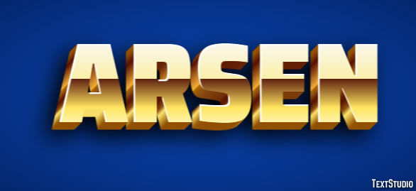 Arsen Text Effect
