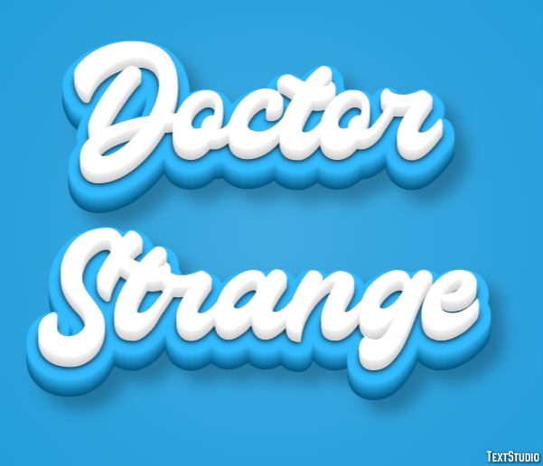 Doctor Strange Effetto testo
