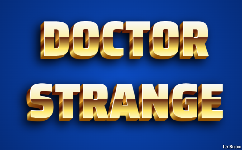 Doctor Strange Effetto testo