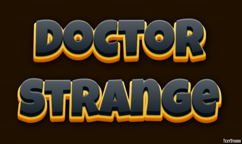 Doctor Strange Effetto testo