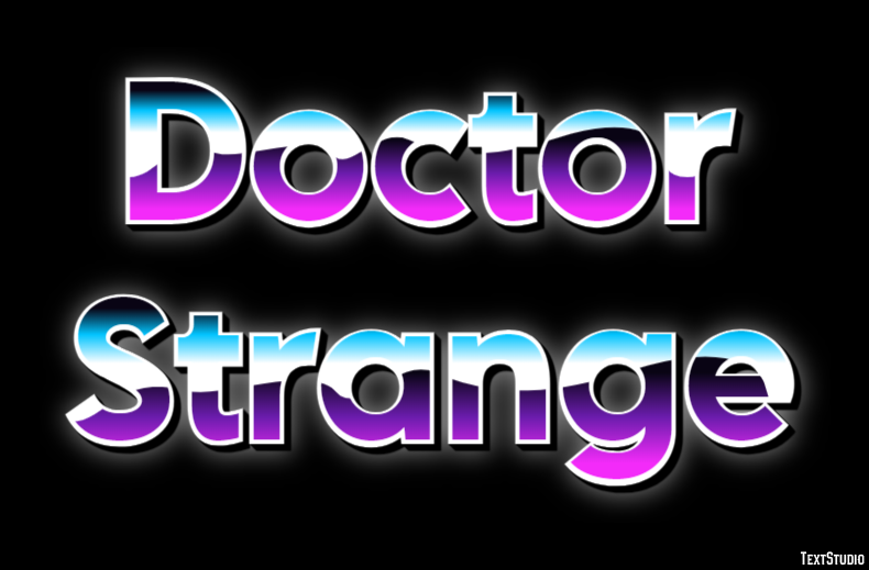 Doctor Strange Effetto testo