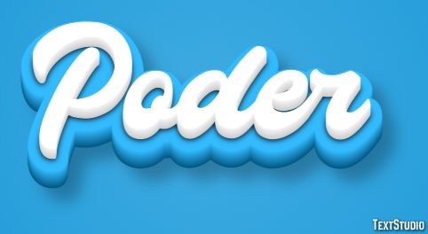 Poder Efeito de texto