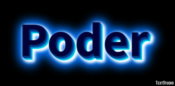 Poder Efeito de texto