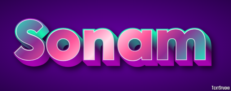 Sonam Texteffekt