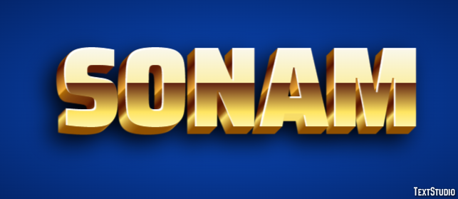 Sonam Texteffekt