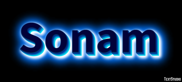 Sonam Texteffekt