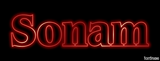 Sonam Texteffekt