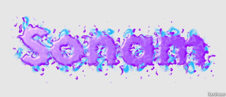 Sonam Texteffekt